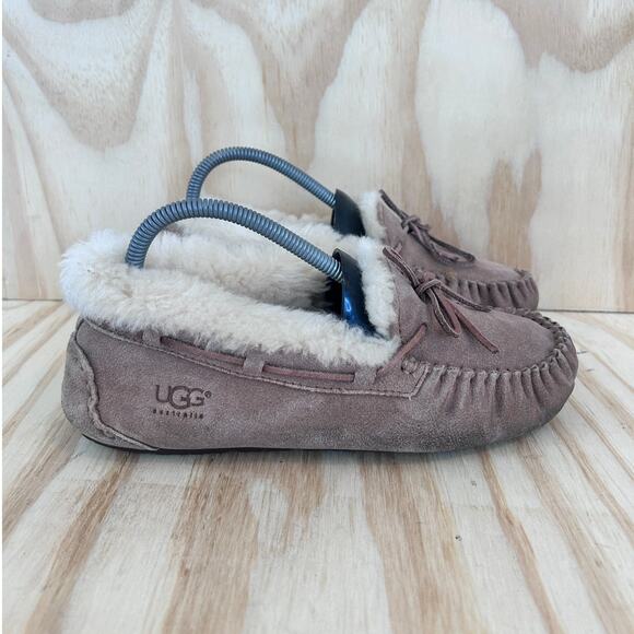 UGG Australia - Dakota - Slippers Moccasin - Brown - Women's - 6 - S/N 5296 - Picture 1 of 9